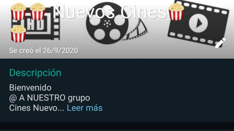 imagen del grupo Nuevos en cines